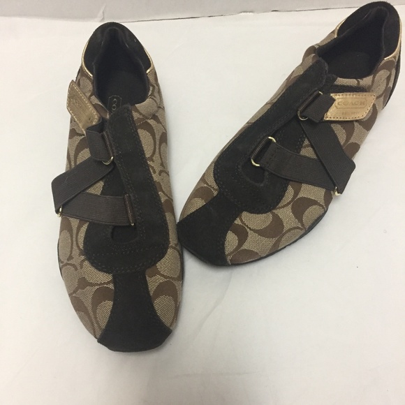 Coach Shoes - Coach Kyrie Shoes Brown Leatherware Size 6.5 M